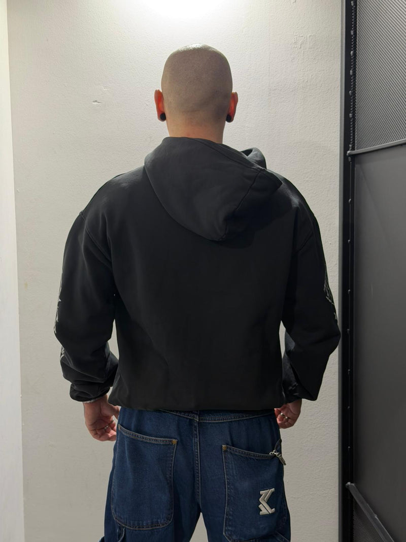 Maglia uomo con cappuccio in felpa_