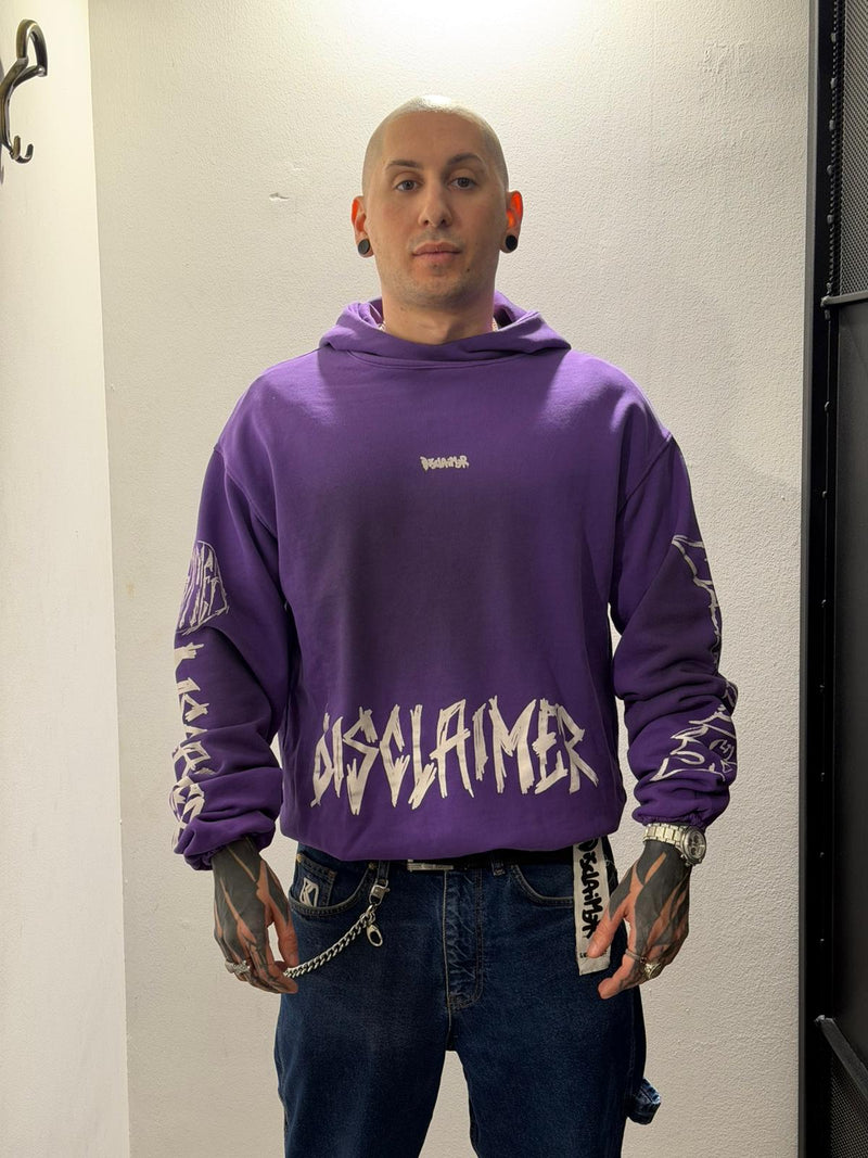 Maglia uomo con cappuccio in felpa_