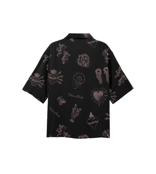 Forget me not viscose shirt