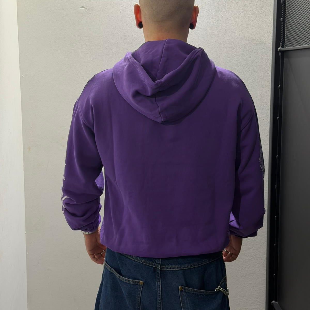 Maglia uomo con cappuccio in felpa_